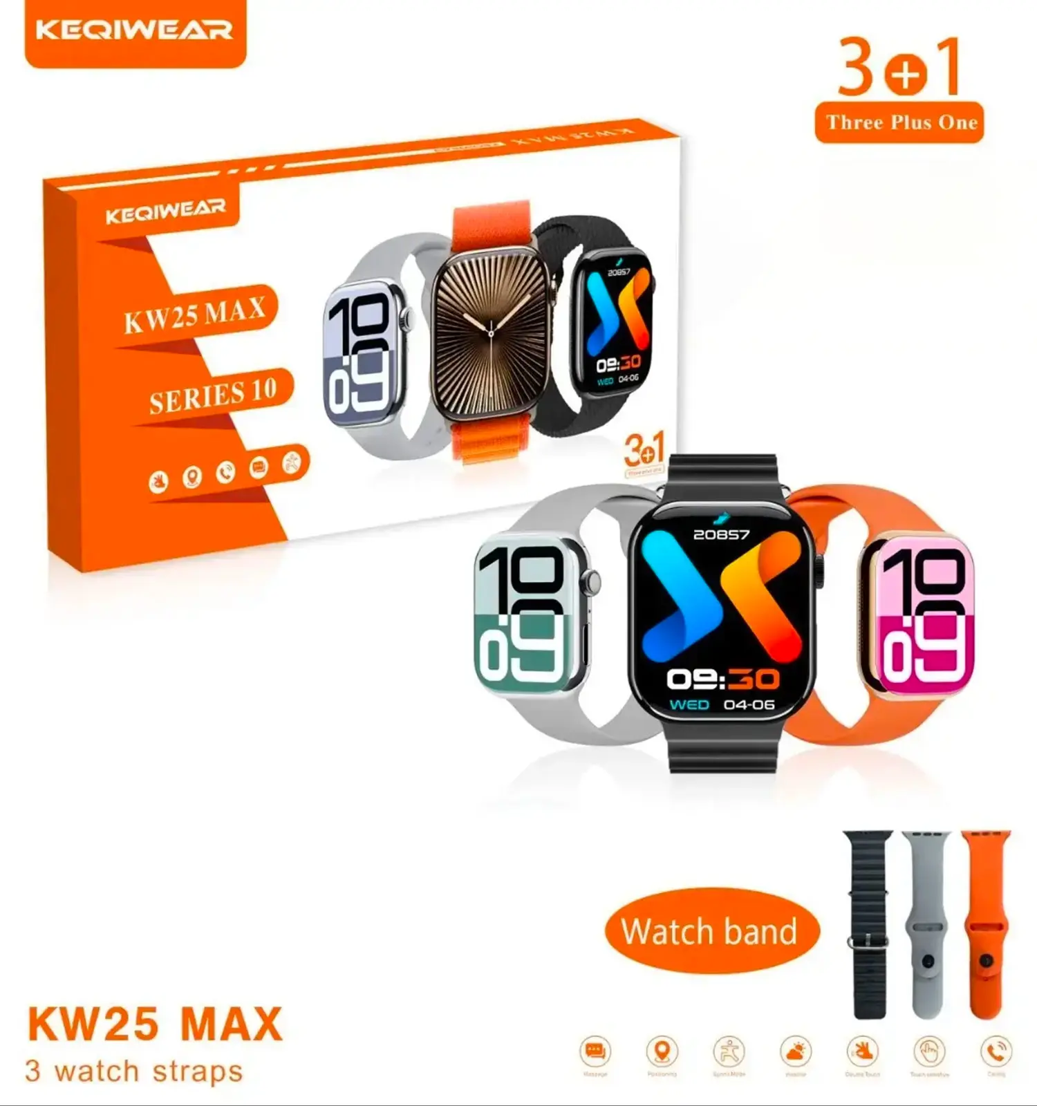 خرید ساعت هوشمند KW25 Max